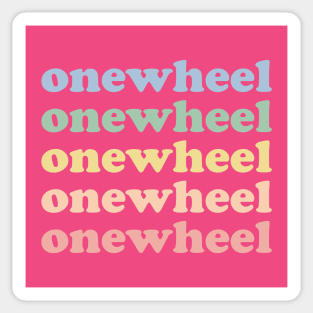 Fun One Wheel Retro Onewheel Sticker